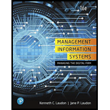 MGMT INFORMATION SYSTEMS W/MYLAB - 16th Edition - by LAUDON - ISBN 9780135409046