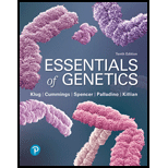 Pearson eText for Essentials of Genetics -- Instant Access (Pearson+) - 10th Edition - by William Klug,  Michael Cummings - ISBN 9780135588789