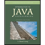 INTRO.TO JAVA PROGRAMMING:COMPREHENSIVE - 7th Edition - by Liang - ISBN 9780136012672