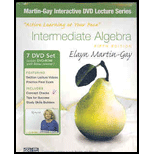 Dvd For Intermediate Algebra - 5th Edition - by Elayn Martin-Gay - ISBN 9780136014546