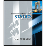 Engineering Mechanics: Statics - 12th Edition - by Russell C. Hibbeler - ISBN 9780136077909