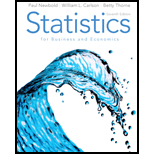 Statistics For Business And Economics - 7th Edition - by NEWBOLD,  Paul., CARLSON,  William L. (william Lee), Thorne,  Betty. - ISBN 9780136085362