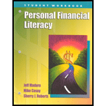 Personal Financial Literacy Student Workbook by Madura, Casey, and Roberts - 10th Edition - by Mike Casey,  and Sherry J. Roberts Jeff Madura - ISBN 9780136087564