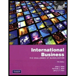 International Business: The Challenges Of Globalization (international Edition) - 5th Edition - by John J. Wild Kenneth L. Wild Jerry C. Y. Han - ISBN 9780136095200