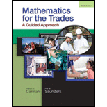Mathematics For The Trades: A Guided Approach (9th Edition) - 9th Edition - by Robert A. Carman, Hal M. Saunders - ISBN 9780136097082