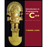 Introduction To Programming With C++ (2nd Edition) - 2nd Edition - by Y. Daniel Liang - ISBN 9780136097204