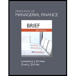 Principles of Managerial Finance - 6th Edition - by Gitman, Lawrence J./ - ISBN 9780136119456
