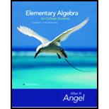 Elementary Algebra Early Graphing for College Students - 3rd Edition - by Allen R. Angel, Richard Semmler, Aimee Calhoun, Donna R. Petrie, Aimee L. Calhoun - ISBN 9780136134169