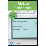 Pearson eText Microeconomics -- Instant Access (Pearson+) - 8th Edition - by Glenn Hubbard,  Anthony OBrien - ISBN 9780136713876
