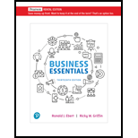 Pearson eText Business Essentials -- Instant Access (Pearson+) - 13th Edition - by Ronald Ebert,  Ricky Griffin - ISBN 9780136863014