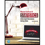 Pearson eText Statistics: Informed Decisions Using Data -- Instant Access (Pearson+) - 6th Edition - by Michael Sullivan - ISBN 9780136872740