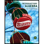 Pearson eText Introductory Algebra for College Students -- Instant Access (Pearson+) - 8th Edition - by ROBERT BLITZER - ISBN 9780136880493