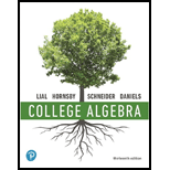 Pearson eText College Algebra -- Instant Access (Pearson+) - 13th Edition - by Margaret Lial,  John Hornsby - ISBN 9780136881063
