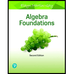 Pearson eText Algebra Foundations: Prealgebra, Introductory Algebra & Intermediate Algebra -- Instant Access (Pearson+) - 2nd Edition - by Elayn Martin-Gay - ISBN 9780136881179