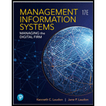 EBK MANAGEMENT INFORMATION SYSTEMS      - 17th Edition - by LAUDON - ISBN 9780136971627