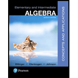 Pearson eText Elementary and Intermediate Algebra: Concepts and Applications -- Instant Access (Pearson+)