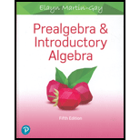 Pearson eText for Prealgebra & Introductory Algebra -- Instant Access (Pearson+) - 5th Edition - by Elayn Martin-Gay - ISBN 9780137399321