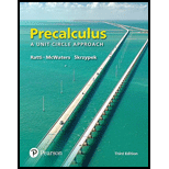 Pearson eText for Precalculus: A Unit Circle Approach -- Instant Access (Pearson+) - 3rd Edition - by J. S. Ratti,  Marcus McWaters - ISBN 9780137442591