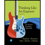 Pearson eText Thinking Like an Engineer -- Instant Access (Pearson+) - 5th Edition - by Elizabeth Stephan,  David Bowman - ISBN 9780137446711