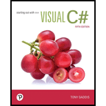 Pearson eText for Starting out with Visual C# -- Instant Access (Pearson+) - 5th Edition - by Tony Gaddis - ISBN 9780137502783