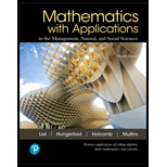 Pearson eText for Mathematics with Applications In the Management, Natural, and Social Sciences -- Instant Access (Pearson+) - 12th Edition - by Margaret Lial,  Thomas Hungerford - ISBN 9780137504381