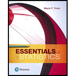 Pearson eText for Essentials of Statistics -- Instant Access (Pearson+) - 6th Edition - by Mario Triola - ISBN 9780137517374