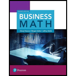 Pearson eText for Business Math -- Instant Access (Pearson+) - 11th Edition - by Cheryl Cleaves,  Margie Hobbs - ISBN 9780137518883