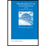 Pearson eText for Probability & Statistics for Engineers and Scientists with R -- Instant Access (Pearson+) - 1st Edition - by Michael Akritas - ISBN 9780137548552