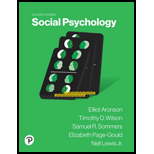 EBK SOCIAL PSYCHOLOGY (SUBSCRIPTION) - 11th Edition - by ARONSON - ISBN 9780137634057