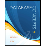 Database Concepts (5th Edition) - 5th Edition - by David M. Kroenke, David J. Auer - ISBN 9780138018801