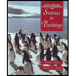Statistics F/psychology-std.gde.+wkbk. - 94th Edition - by Aron - ISBN 9780138457280
