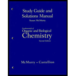 Study Guide And Solutions Manual For Fundamentals Of Organic And Biological Chemistry, 2nd Edition - 2nd Edition - by McMurry, John - ISBN 9780139194085