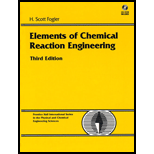 Elements Of Chemical Reaction Engineering (international Edition) - 3rd Edition - by H. Scott Fogler - ISBN 9780139737855