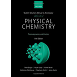 ATKINS' PHYSICAL CHEMISTRY (V.1)-WKBK.  - 11th Edition - by ATKINS - ISBN 9780198830078