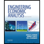 Engineering Economic Analysis - 12th Edition - by Donald G. Newnan, Jerome P. Lavelle, Ted G. Eschenbach - ISBN 9780199339273