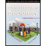Essentials Of Sociology: A Down-to-earth Approach (black And White Version) (10th Edition) - 10th Edition - by James M. Henslin - ISBN 9780205905508