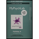NEW MyPsychLab with Pearson eText -- Standalone Access Card -- for Psychology (4th Edition) - 4th Edition - by Saundra K. Ciccarelli, J. Noland White - ISBN 9780205973064