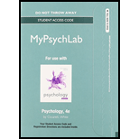 New Mylab Psychology Without Pearson Etext -- Standalone Access Card -- For Psychology (4th Edition) - 4th Edition - by Ciccarelli, Saundra K. - ISBN 9780205977369