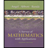 Survey Of Mathematics With Applications - 7th Edition - by Allen R. Angel - ISBN 9780321205650
