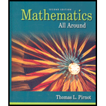 Math All Around& Mymathlab& Digitl Vid Tut Pk - 2nd Edition - by Pirnot - ISBN 9780321222923