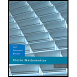 FINITE MATHEMATICS - 9th Edition - by Lial - ISBN 9780321428295