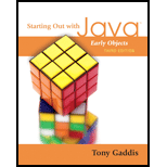 Starting Out With Java: Early Objects (3rd Edition) - 3rd Edition - by Tony Gaddis - ISBN 9780321497680