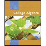 COLLEGE ALGEBRA                         - 10th Edition - by Lial - ISBN 9780321499134