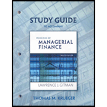 Study Guide For Principles Of Managerial Finance For Principles Of Managerial Finance Plus Myfinancelab Student Access Kit - 12th Edition - by Lawrence J. Gitman - ISBN 9780321525239