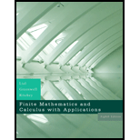 Finite Mathematics And Calculus With Applications Value Pack (includes Mylab Math/mylab Statistics Student Access Kit & Student's Solutions Manual For Finite Mathematics And Calculus With Applications) (8th Edition) - 8th Edition - by Lial, Margaret - ISBN 9780321569547