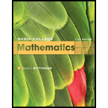 Basic College Mathematics - 11th Edition - by BITTINGER - ISBN 9780321599193