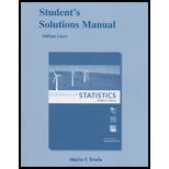 Student's Solutions Manual for Essentials of Statistics - 4th Edition - by Triola, Mario F. - ISBN 9780321641519