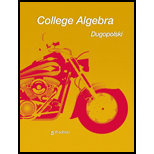 College Algebra - 5th Edition - by Mark Dugopolski - ISBN 9780321644749
