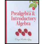 Prealgebra & Introductory Algebra (3rd Edition) - 3rd Edition - by Elayn Martin-Gay - ISBN 9780321649478