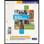 Excursions In Modern Mathematics, Books A La Carte Plus Mymathlab/mystatlab Student Access Kit (7th Edition) - 7th Edition - by Peter Tannenbaum - ISBN 9780321650184